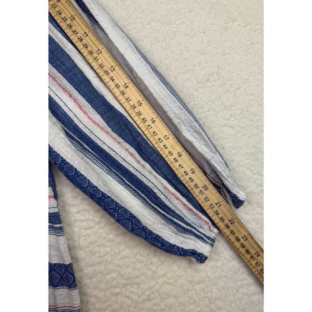 dRA Los Angeles Maxi Dress Tiered‎ Cotton Anthro Brand Striped Cottagecore Sz M - Picture 6 of 11